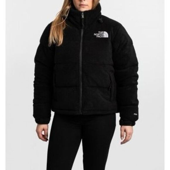 The North Face Women's Black Full Zip 2000 Polar Nuptse Down Jacket Large NWOT - Picture 5 of 14
